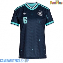 Camisa de time de futebol Alemanha Joshua Kimmich #6 Replicas 2º Equipamento Feminina Mundo 2026 Manga Curta